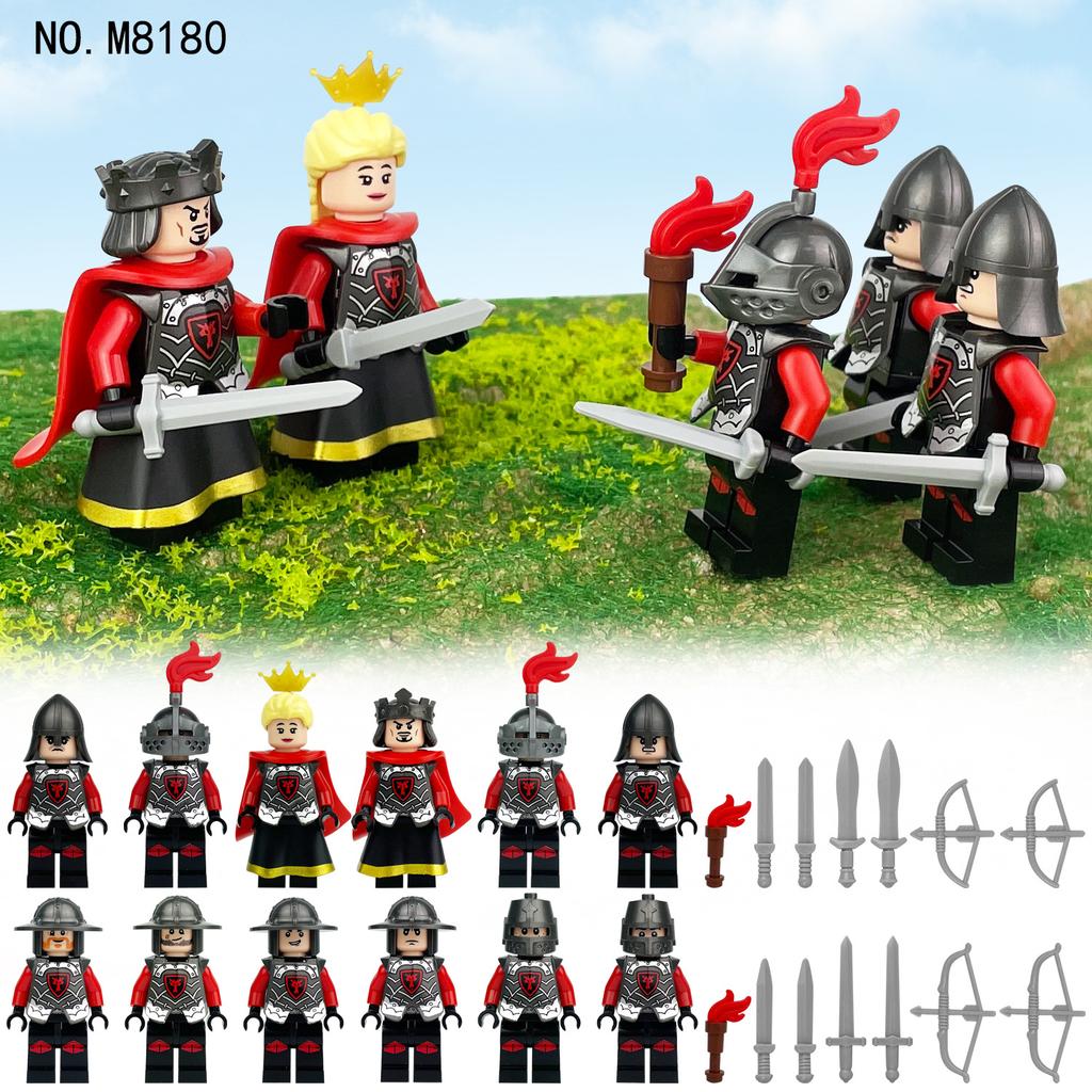 Griffin Legion Medieval Soldier Doll M8226 Children Assembled Small Educational Toy Horses.
