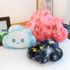 Cloud-Shaped Plush Pillow Soft Short Pile Stuffed Toy Bedside Car Decor In Sky Blue White Sunset Gray
