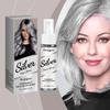 Spray Colorant Cheveux Gris Argenté Permanent Coloration Cheveux Gris Mamie Unisexe Style Punk Tendance Fumé Spray Colorant Cheveux Coloration Rapide 30ml