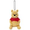 TAKARATOMY A.R.T.S. Disney Character Funny Face Ball Chain Mascot Winnie the Pooh J Plush Toy, Approximately 12cm Tall