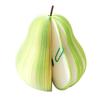 100 Pages Pear Shape Sticky Notes Fruit Shape Portable Scratch Paper Notepads Desk Decor Office Supplies