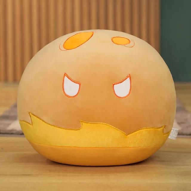 New 10cm Anime Project Cute Genshin Impact Slime Plush Pillow Toys Kawaii Cartoon Anime Pillow Toys Birthday Xmas Gift For Kids