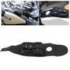 Motorcycle PU Leather Gas Fuel   Cover Panel Pad Bib with Pouch Motorbike Accessory