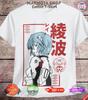 Neon Genesis Evangelion T Shirt Mens Womens Tees Top, Rei Ayanami , Manga Anime Fan Man Gift Lot