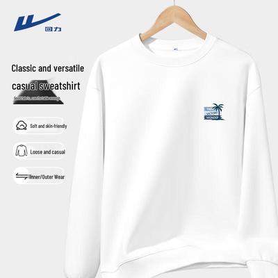 Men's Loose Fit Graphic Crewneck Sweatshirt