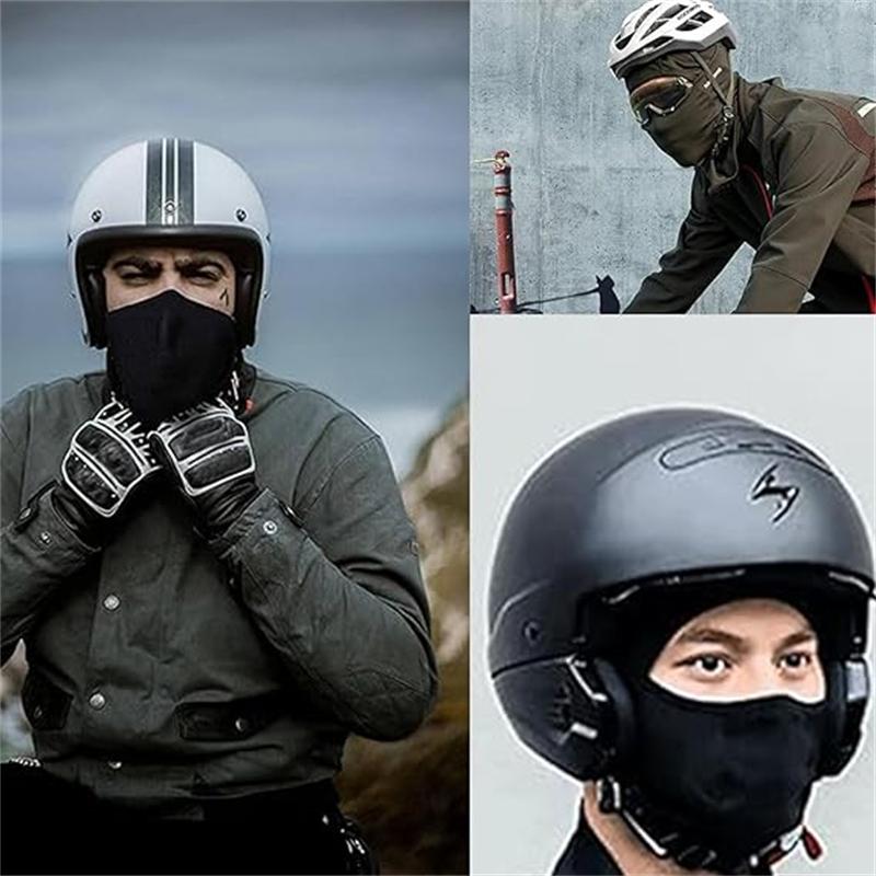Elastic Cycling Hood Winter Thermal Windproof Motorcycle Ski Mask Balaclava Face Cover Skull Cap