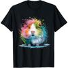 Guinea Pigs Men Woman Colorful Watercolor Guinea Pig T-Shirt