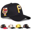 Adjustable Letter P Embroidered Baseball Cap for Couple Outdoor Leisure Travel Spring Autumn Unisex