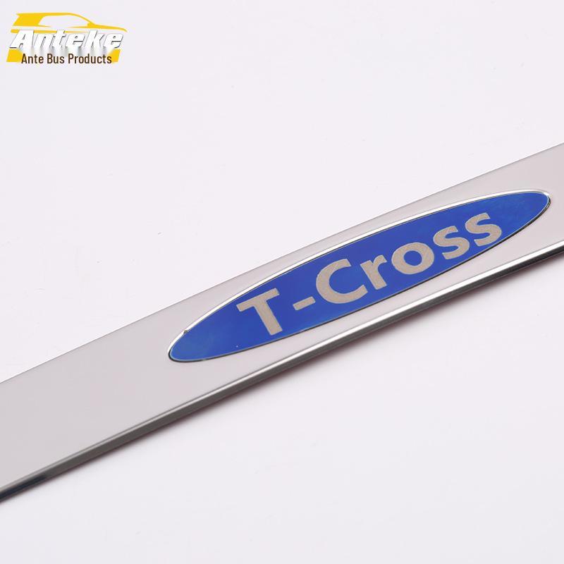 19 T-CROSS Heckklappenverkleidung & Stoßstangenschutzaufkleber