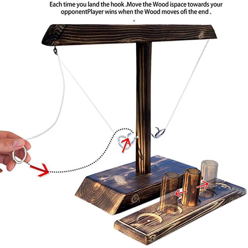 Niet-giftig Familiefeest Speelgoed Snel Tempo Bar Drinken Ringwerpen Spel Volwassenen Kinderen Interactief Dubbele Strijd Gooien Huis Bordspel