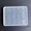 Resin Shaker Filling Mold,Crucifix Resin Mold Epoxy Resin Mold Filler Quicksand Casting Filling Mold for Jewelry Making