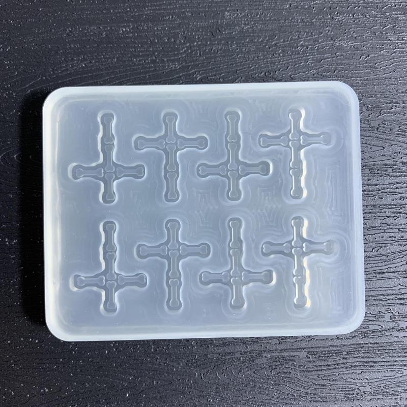 Resin Shaker Filling Mold,Crucifix Resin Mold Epoxy Resin Mold Filler Quicksand Casting Filling Mold for Jewelry Making