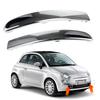 For Fiat 500 2007 2008 2009 2010 2011 2012-2015 Chrome Silver Front Bumper Upper Grill Moulding Lower Trim 735455056 735455057