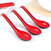 Ruhan Classic Melamine Long Handle Soup Spoons with Hook (10-Pack)
