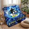 Bristol Rovers Custom Name Text Flannel Blanket Soccer Logo Personalized Fleece Throw Blanket Special Gift For Sofa Bedroom Home