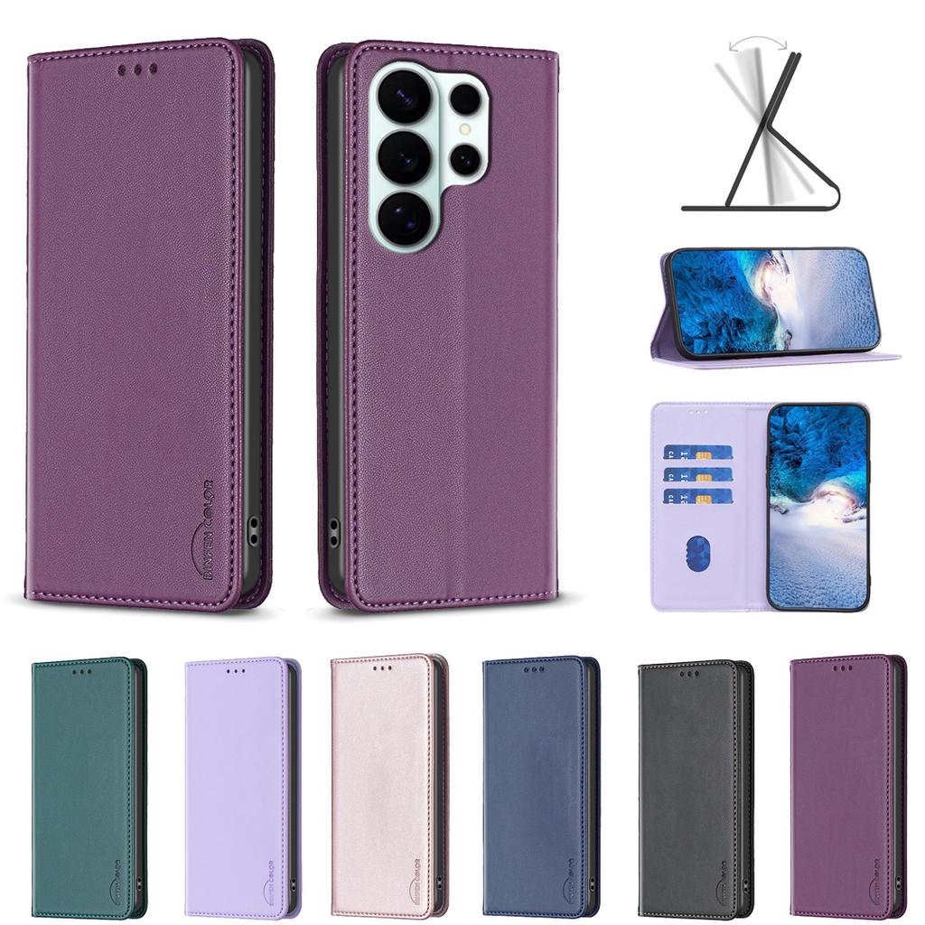 Flip Portemonnee Leer Magnetische Boekhoes Voor Samsung Galaxy S26 Ultra S25 Plus S24 S23 S22 A07 A27 A37 A57 A17 A16 A36 A56 A26