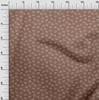 oneOone Tissu Coton Flex Marron Rétro Minimaliste Robe Burger Tissu d'ameublement Tissu Imprimé Au Mètre 40 Pouces
