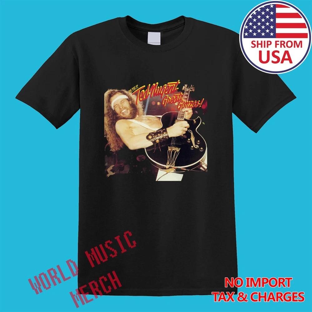 Ted Nugent The Best of Great Gonzos Men's Black Size S-5XL