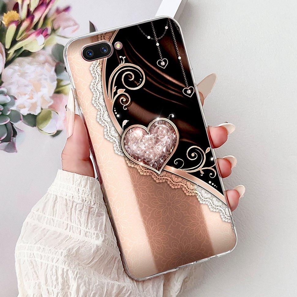 For OPPO A3S Case CPH1803 Soft Slim Fundas Cute Cartoon Cover For Oppo A5 AX5 CPH1809 OppoA3s Phone Cases Oppo A3 S A 3s  Coque