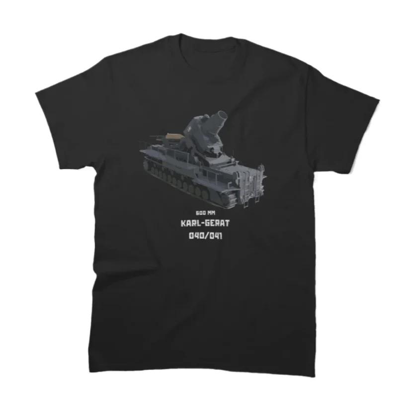 KarlGerät WWII German Selfpropelled Siege Mortar TShirt New 100 Cotton ONeck Summer Short Sleeve Casual Mens Tshirt
