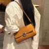 Genuine Leather Niche Design Envelope Bag, High-end Ladies' Single-shoulder Crossbody Bag, Versatile Commuting Small Bag