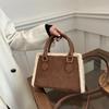 Lammwolle kleine quadratische Tasche Handtasche 2025 neue Frühlingstasche Damentasche einfach und modisch Umhängetasche Messenger Bag Tide