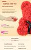 Eternal Flower Crown & Veil: Rose Bear Gift Box for Birthdays, Valentine's, Qixi, & Christmas