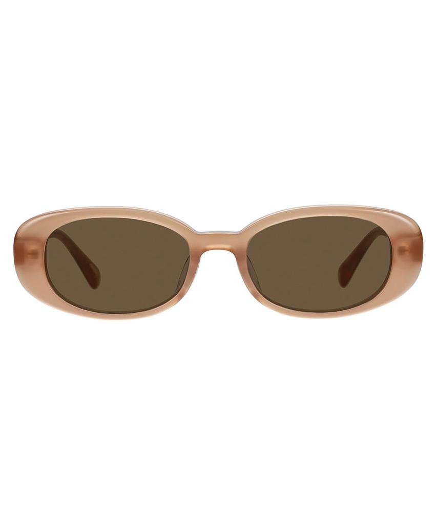 Oval Sunglasses UNITED ARROWS Colored thick UV unisex [Zoff] (Brown, ZA261G05_42C1) - lenses, frame, stylish, protection, unisex, men's, women's,
