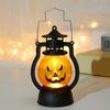 Halloween Pumpkin Lantern with LED Light Portable Retro Horse Lantern