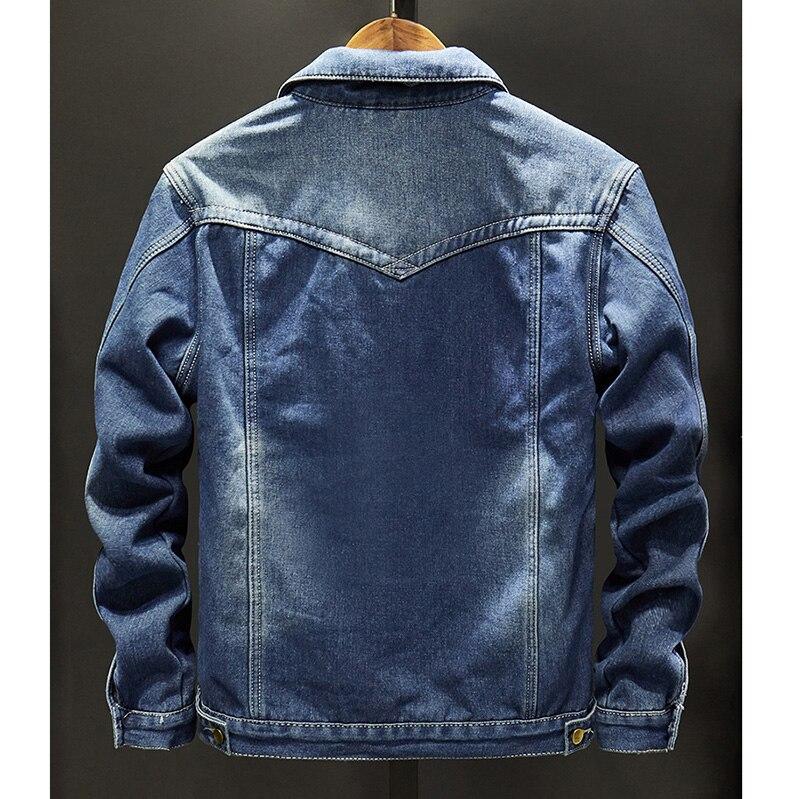 Winter Herren Denim Jacken Mode Männer Fleece Dicke Warme Jeans Jacke Männer Beiläufige Dünne Outwear Windjacke Cowboy Mäntel