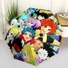 1pc Digimon Adventure Tri. Outdoor Umbrella - Automatic Opening & Closing, Portable 3-Fold Design with Metal Frame - Perfect Gift for Fans, Trave