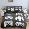 Teenager Videospiele Bettdecke Bettbezug King Gamepad Controller Bettwäscheset für Kinder Jungen Mädchen Jugendliche Spiel Polyester Bettwäscheset