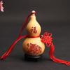 Chinesischer Stil Yin Yang Tai Chi Natürliche Kürbis-Quaste Handgemachtes Hängendes Ornament Glück Reichtum Heilung Feng Shui Heimdeko Requisiten