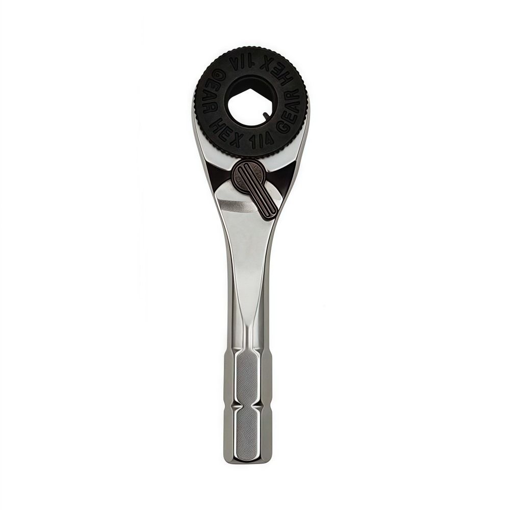 Nieuwe Mini Dopsleutel Momentsleutel 1/4" 6,35 mm Zeskant Ratelsleutel Verstelbaar Toughbuilt Tweerichtings Schroevendraaier Handgereedschap