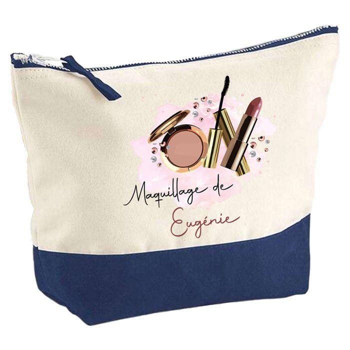 Trousse de maquillage - PLANETEE - le Maquillage de Eugénie - Grand format - Coton - Impression HD