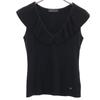 FOXEY 28689-KSTFF125NM-2 No Sleeve V Neck Cut 38 Black Women Used
