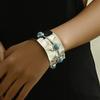 Bracelets Manchette & Joncs Métal Sculpté Gitans Ton Cuivre Ancien Pour Femmes Bohémiens Jonc Perlé Turquoise Bijoux Cadeaux
