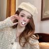 Fashion British Style Wool Bow Hat with Veil Elegant Sweet Pillbox Hat Cashmere Photography Decoration Fascinator Hat Ladies