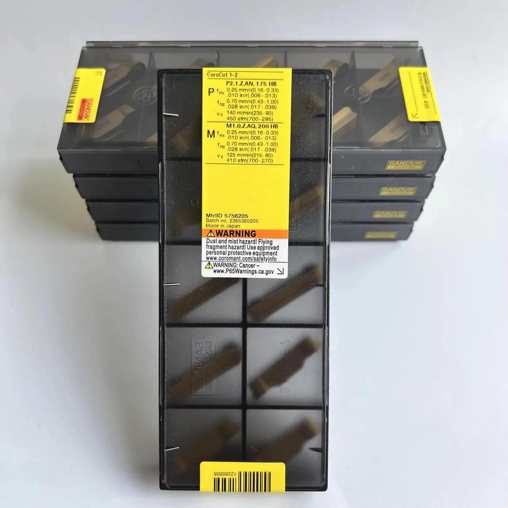 Original Sandvik / N123L2-0800-RO 4325 / CNC Lathe Carbide Blade 10 PCS
