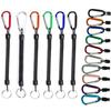 Instrument pentru unelte Coarda elastică de primăvară Breloc telefon anti-pierdere Carabinier de camping Snur de pescuit portabil
