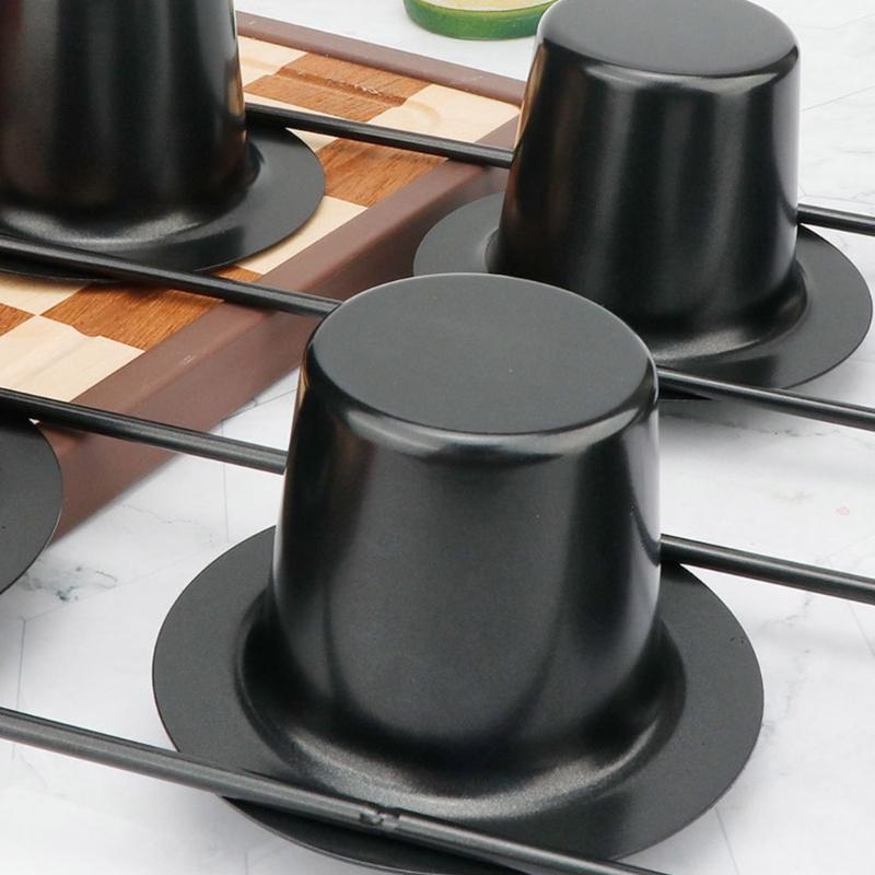 6 Cavity Baking Molds Cake Moulds Small Cake Pans Carbon Steel Texture Baking Pans Present for Baking Enthusiasts