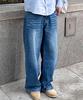 Nasyujeueol Usual Washed Wide Denim Pants 3 Colors