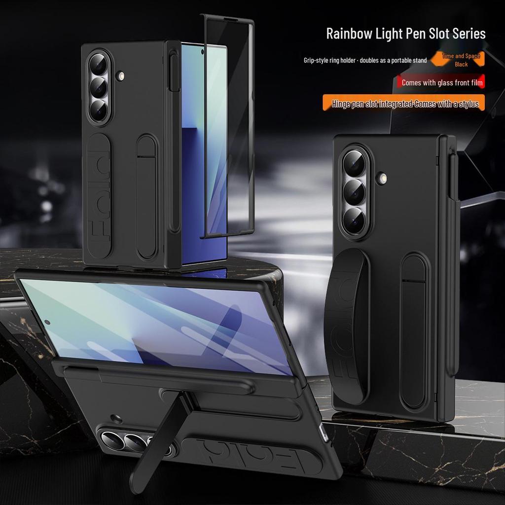 Capa Anti-Queda com Porta-Caneta e Alça de Pulso para Samsung Z Fold 3-7
