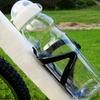 1pc Black ABS Bike Water Bottle Holder - Easy Clip-On, No Drilling Required, Durable Cycling Accessory for Road Bikes and Mountain Bikes