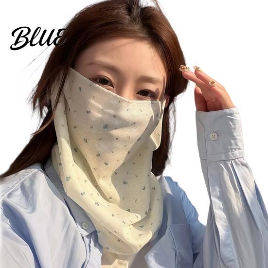 UV Protection Face Mask Women Neck Sun Mask  Cotton Dot Print Blocking Scarf Cover  Foldable Gaiter for Driving Cycling Camping Outdoor Travel