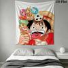 One Piece Wandteppich Ästhetisches Wandbehang Gedruckter Stoffdecke Dekorative Wandteppiche für Schlafzimmer Wohnzimmer Heimdeko