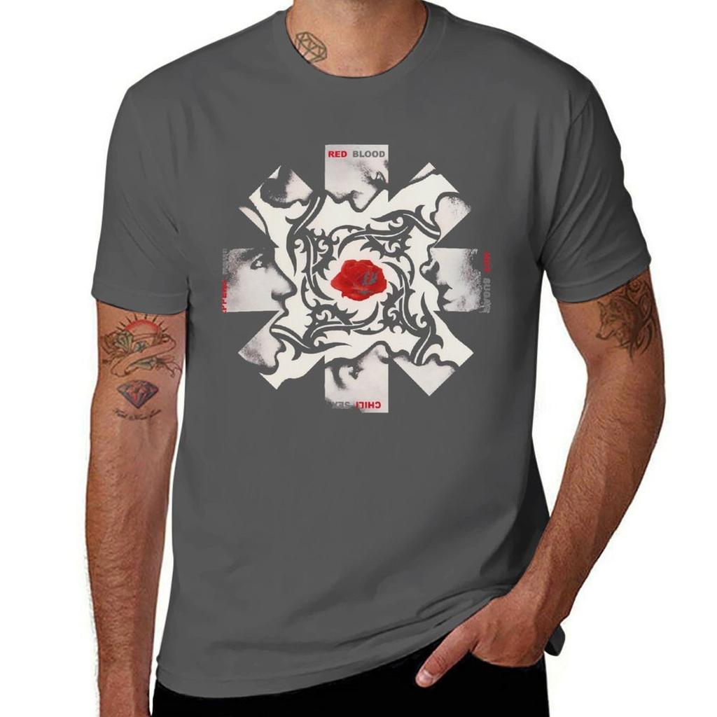 Blood Sugar Sex Magik Album Art Asterisk Shirt Tshirt Nonshrink Basic Cotton Tshirt