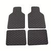 4pcs Car Floor Mats Waterproof PU Leather Universal Car Mats, Simple Design For Men And Women, Car Interior Accessories