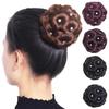 1PCS Fashion Round Hair Bun Curly Hairs Bride Rhinestone Headwear Personalized Styling Tools for Women Gifts Barnet Accessories