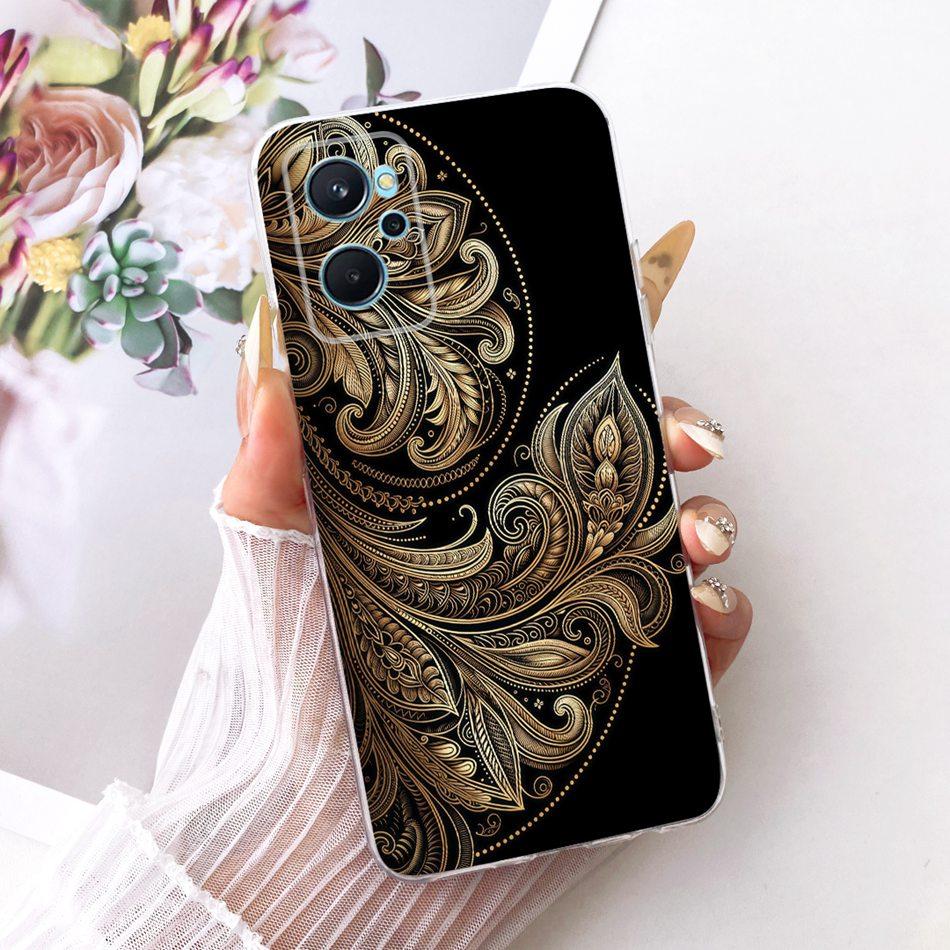 For Realme 9i RMX3491 Cool Dragon Tiger Pattern Phone Case For Realme9i 4G Soft Silicone TPU Cases